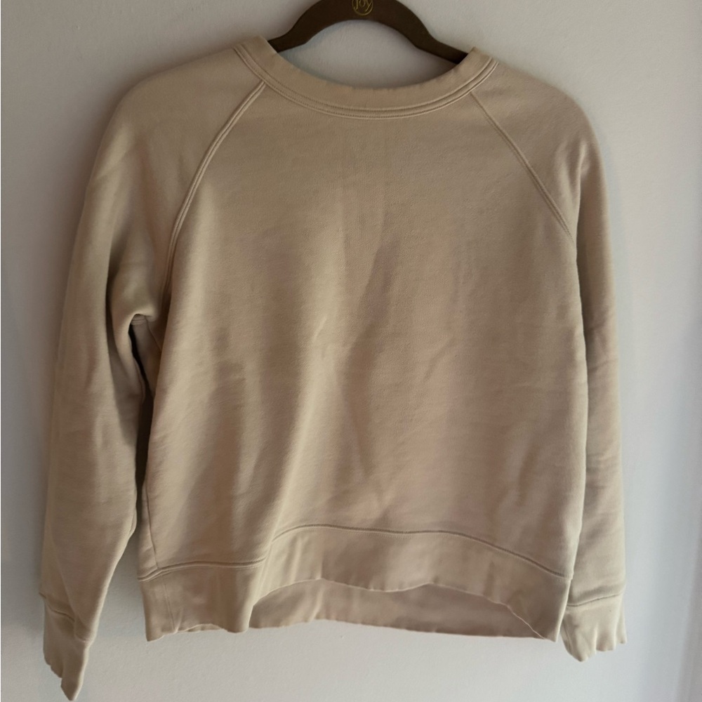 Athleta Women's Beige Crew Neck Sweater